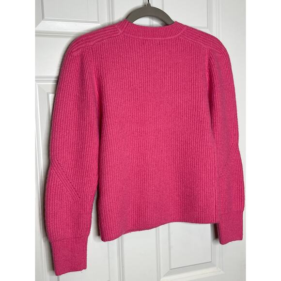 Suncoo Paris Pink Wool Blend Sweater Size T1 Small - Picture 2 of 7